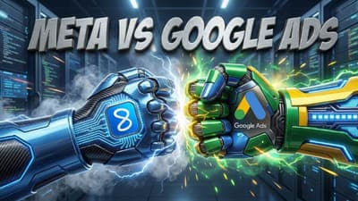 Google Ads vs Meta Ads, cómo integrar Google y Meta, estrategia multicanal pymes Argentina