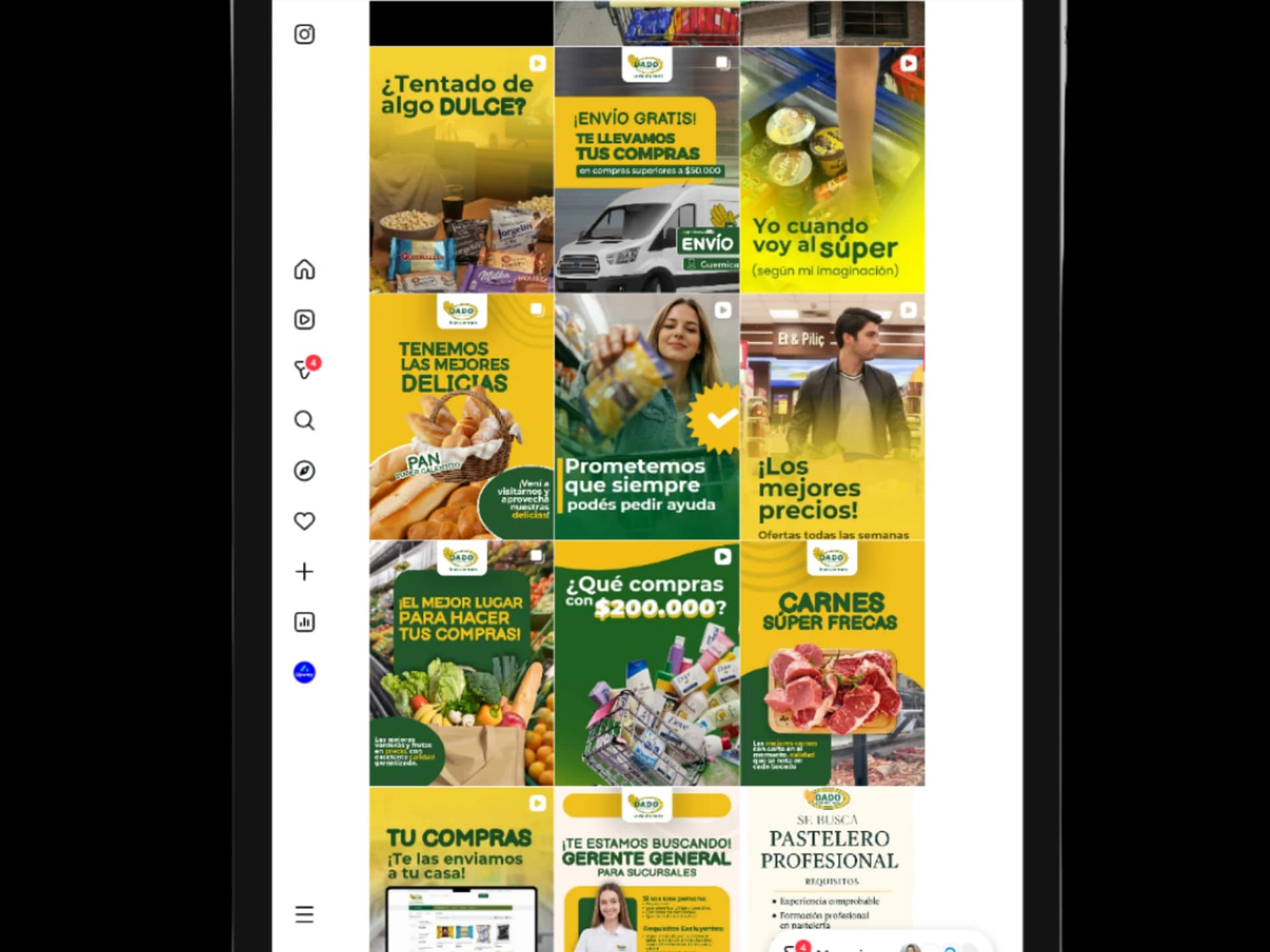 Supermercado Dado | Marketing Local y Gestión de Redes para Retail Alimentario