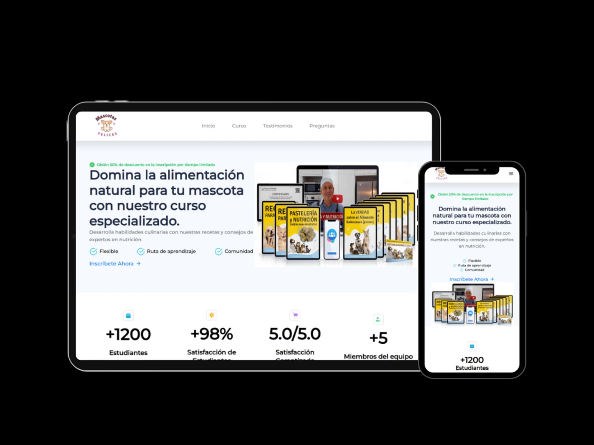 Sitio web de Plataforma para Cursos Online